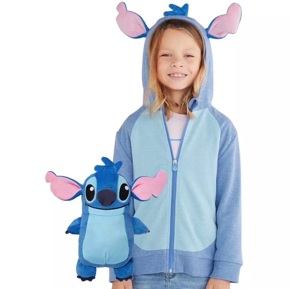 Kids Disney Plush Coat Lilo & Stitch Cubcoats sz 4-5 years